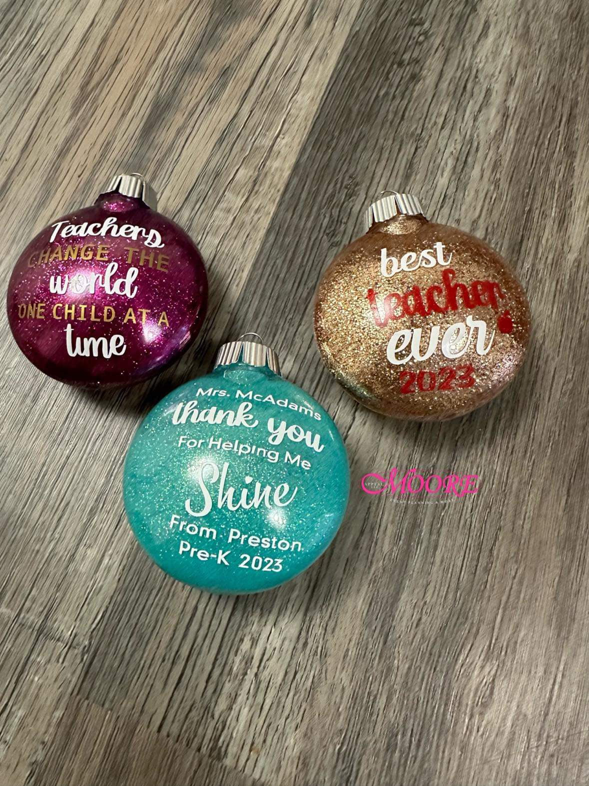 Christmas Ornaments W/O Ribbon