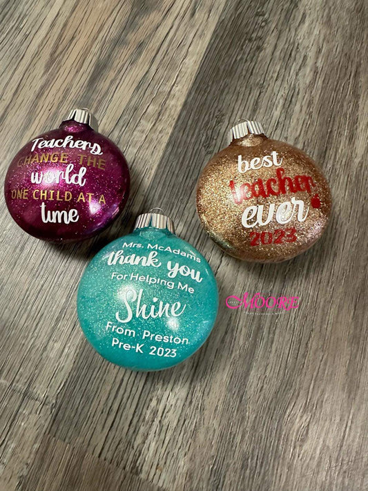 Christmas Ornaments W/O Ribbon