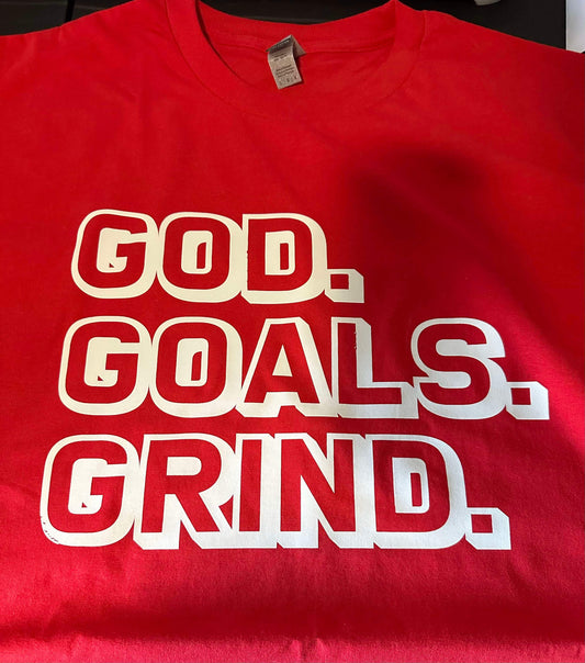God Goals Grind Tshirt